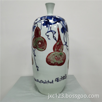 Handmade handpainting ceramic vase home decor